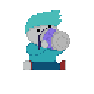 My online persona guzzling a can of paint.